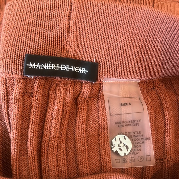 Maniere de voir burnt orange matching set. - Picture 7 of 8